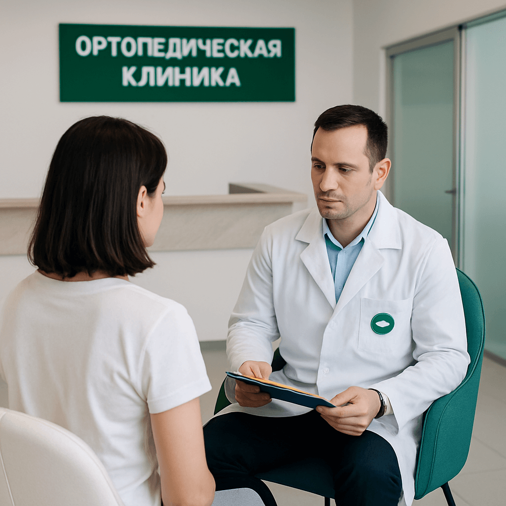 Логотип ортопедических клиник